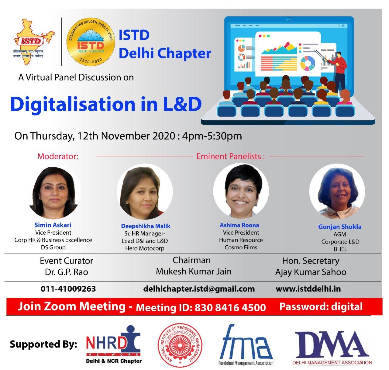 Faridabad Management Association supported an Event : Digitalisation in L&D